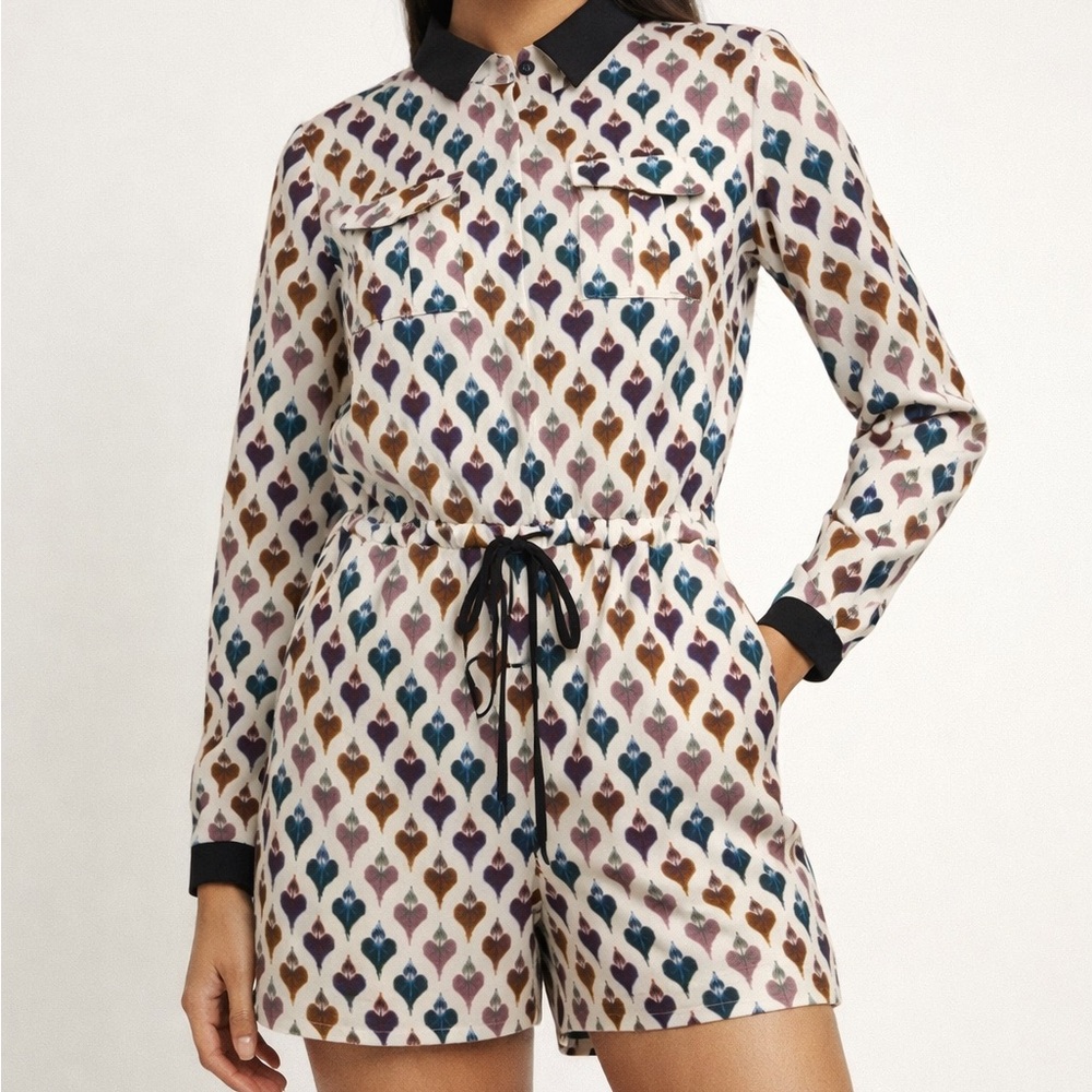 Ted Baker London
Colour by Numbers Lurha Heart-Print Romper US 4